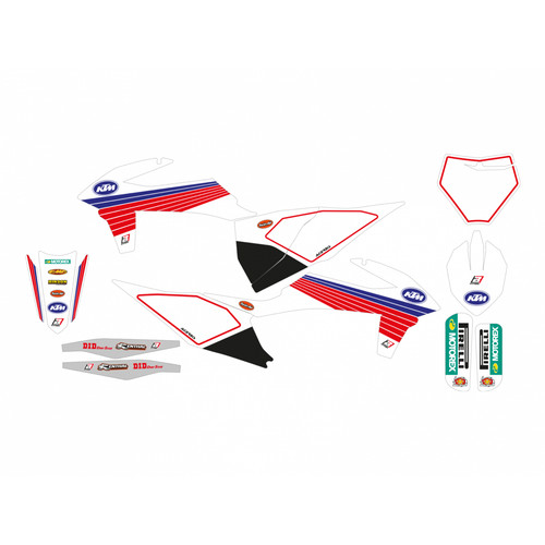 Retro adhesive graphics kit - retro,