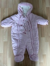 Ladybird Pram suit Snowsuit Pink 3 -6 Months