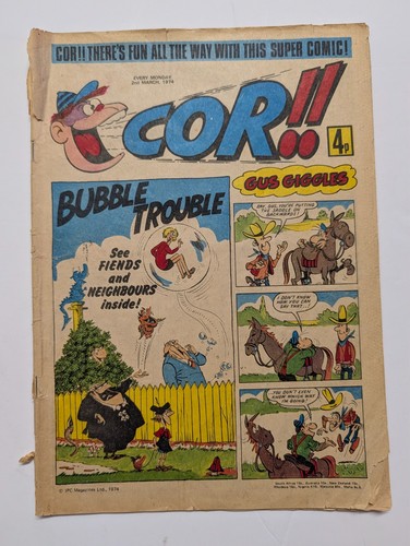 Cor comic 2nd march 1974 - cor!!,