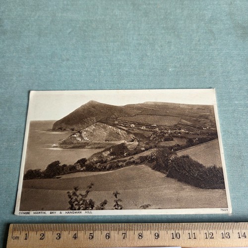 Vintage postcard combe martin - postcard,