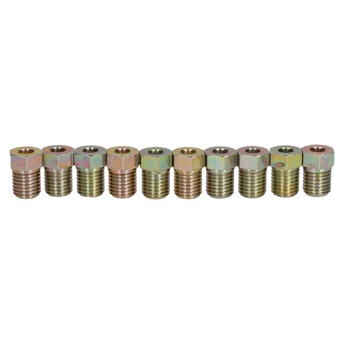 10pc steel male brake pipe - male,