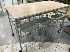 Mobile meeting table - mobile, high
