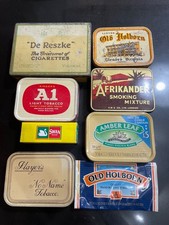 Tobacco tins etc job lot