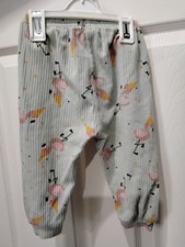 Kids Baby Girls Ribbed Jogging Bottoms Aged 12-18mths