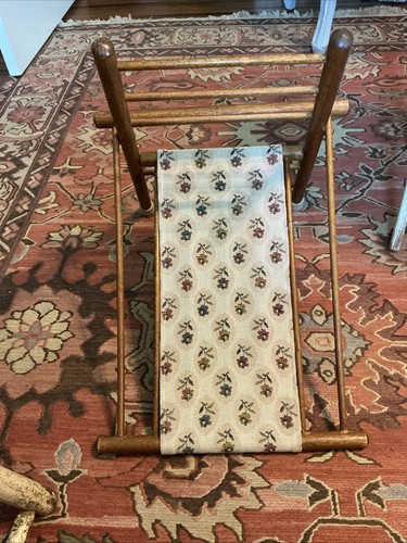 Antique wooden folding gout - folding,
