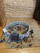 Dino Figures 20+ And Lego Jurassic World Fence Gate