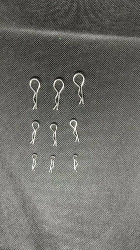 Silver body pins boat car - silver,