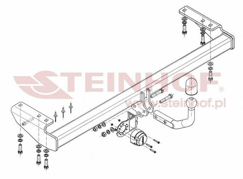 Steinhof towbar for volvo v70 - for,