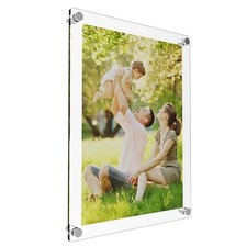Acrylic Photo Frame Poster Wall Picture Holder Perspex Clear Display A5 A4 A3 A2
