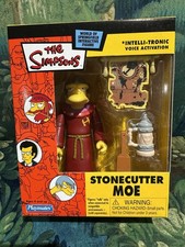 The Simpsons Stonecutter Moe World Of Springfield Interactive Figure Brand New