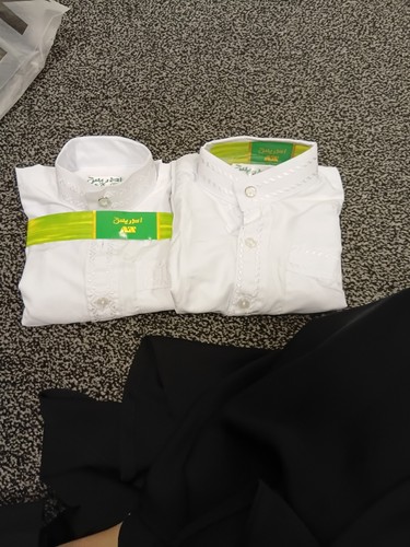 Kidss white saudi - saudi, kaftan