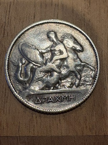 1910 greece one drachma - 1910,