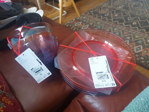 Picnic dinner plates and - 4,
