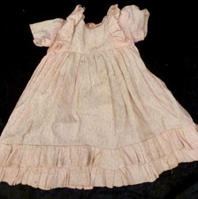 DRESS FOR ANTIQUE DOLL, DOLL