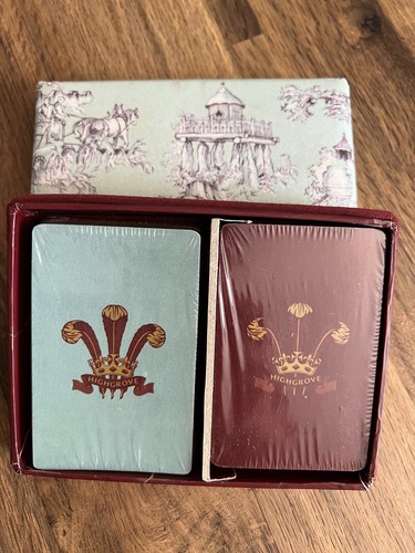 Highgrove playing cards twin - cards,