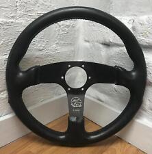 Genuine Personal Fittipaldi, 350mm black leather steering wheel. Nardi. Rare. 7C