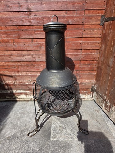Classic chimnea outdoor log - -,