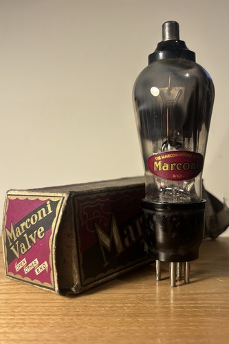 Marconi dsb tetrode valve tube - marconi,