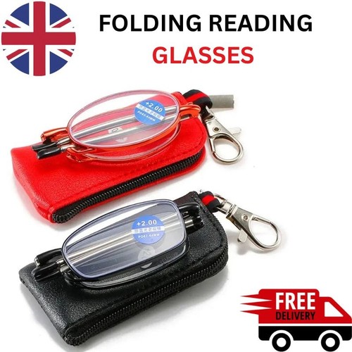 Folding reading glasses - reading, with