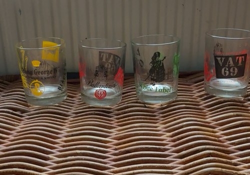 Vintage whisky glasses for - vintage,