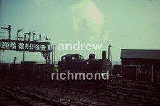 Derby 47257 BR 3F 0-6-0 Steam Locomotive 1961 Original 35mm Glass Mounted Slide