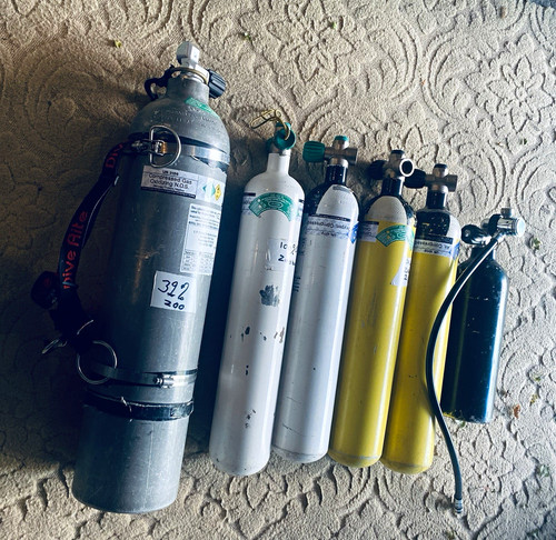 Scuba diving cylinders tanks - scuba,