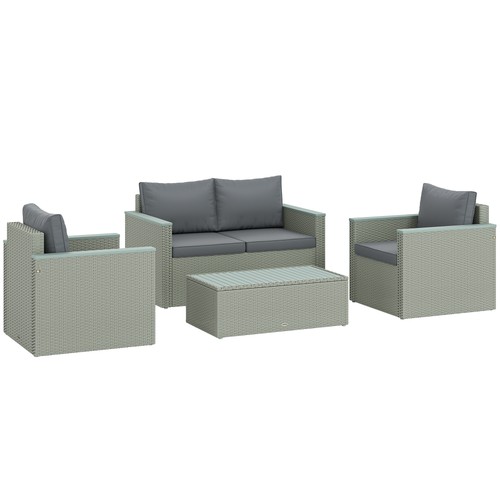 Outsunny piece rattan - rattan, garden