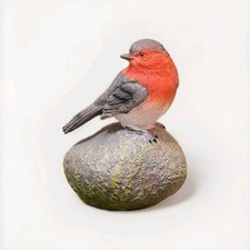 Garden Robin Bird Ornament On