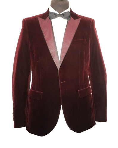 Moss london slim fit - fit, velvet