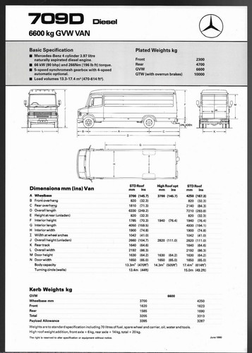 Mercedes benz 709d van - mercedes-benz,