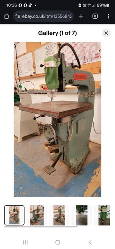 Wadkin overhead router phase - wadkin,