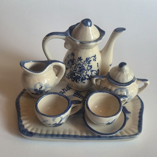 Vintage miniature delft blue - vintage, &