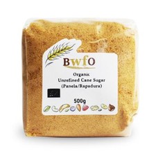 Organic Unrefined Cane Sugar (Panela) 500g | BWFO | Free UK Mainland P&P