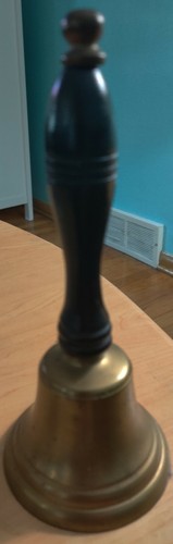 Brass teachers hand desk - hand,