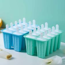 Ice Lolly Cream Maker Mold Silicone DIY Popsicle Mould Frozen Yogurt Icebox UK