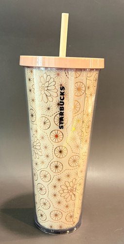 Starbucks peach rose - peach, gold