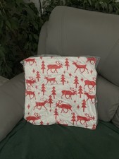 Winter & Christmas Print Cushion Covers or Filled Cushions x2 