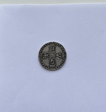 1758 George II Silver Sixpence Coin