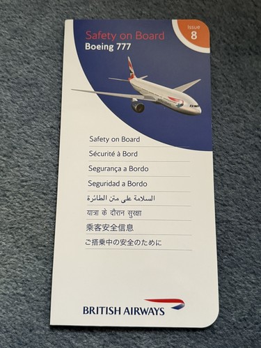 British airways b777 safety - british,