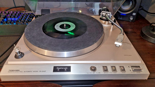 Toshiba q660 turntable - toshiba, sr-q660