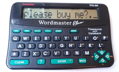 Franklin wordmaster plus - franklin,
