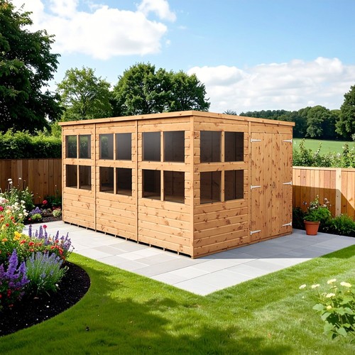 Empire pent potting shed - pent,