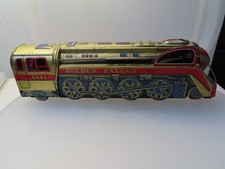 Vintage TIN PLATE LOCOMOTIVE 'GOLDEN FALCON'  model 1960 s ..*
