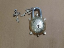 Simar Creation Brass Padlock (Gold) Polished Finish + Free Shipping