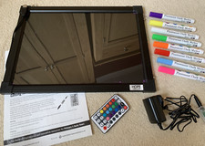 LED glow writing board 30x40cm (50cm/20" diagonal) - for children or shop