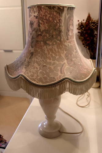 Vintage marble alabaster table - vintage,
