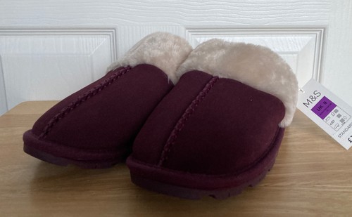 New ladies berry suede fur - suede,