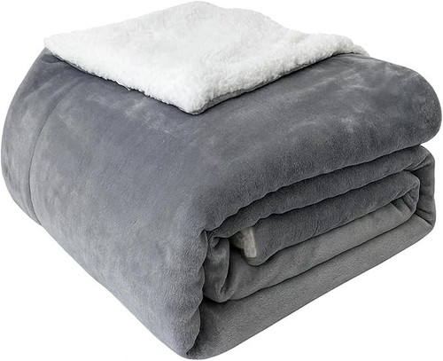 Sherpa throw soft plush - throw,