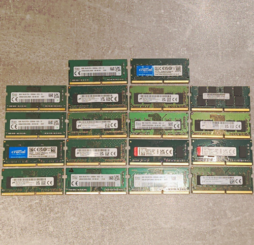 Joblot 18x 8gb laptop ram - joblot.,