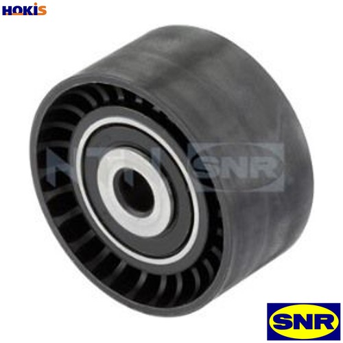Deflectionguide pulley vribbed - pulley,